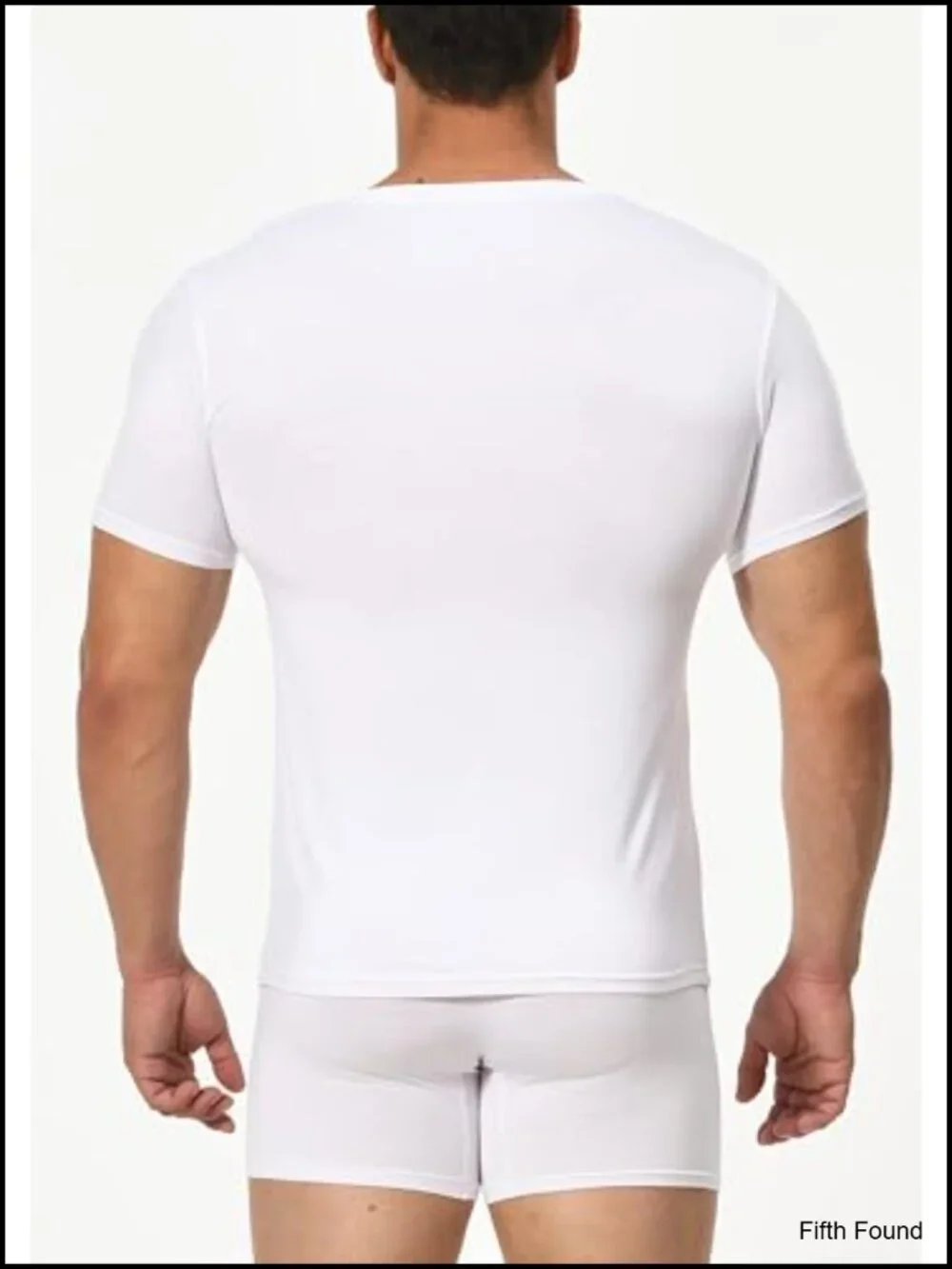 Men's 3-Pack V-Neck Undershirts - Stretchy Moisture Wicking Tees
